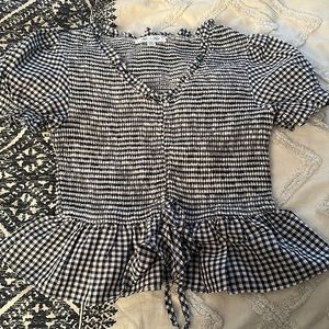 Cinched crop top